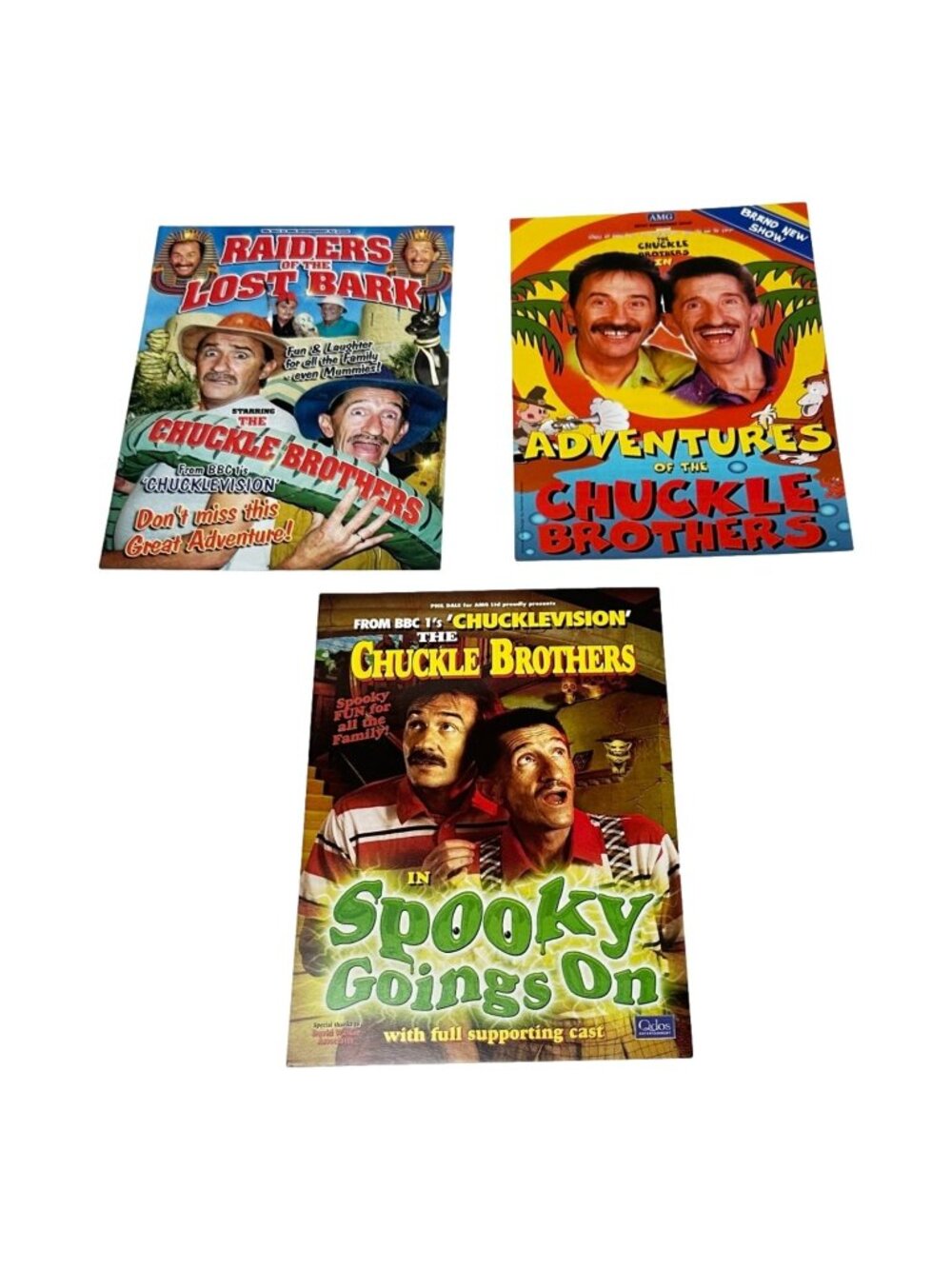 Chuckles Brothers Theater Flyer ‎ Lot 3 Vintage BBC UK Childrens